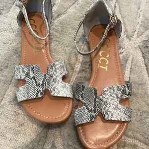 CCOCCI snake print sandals